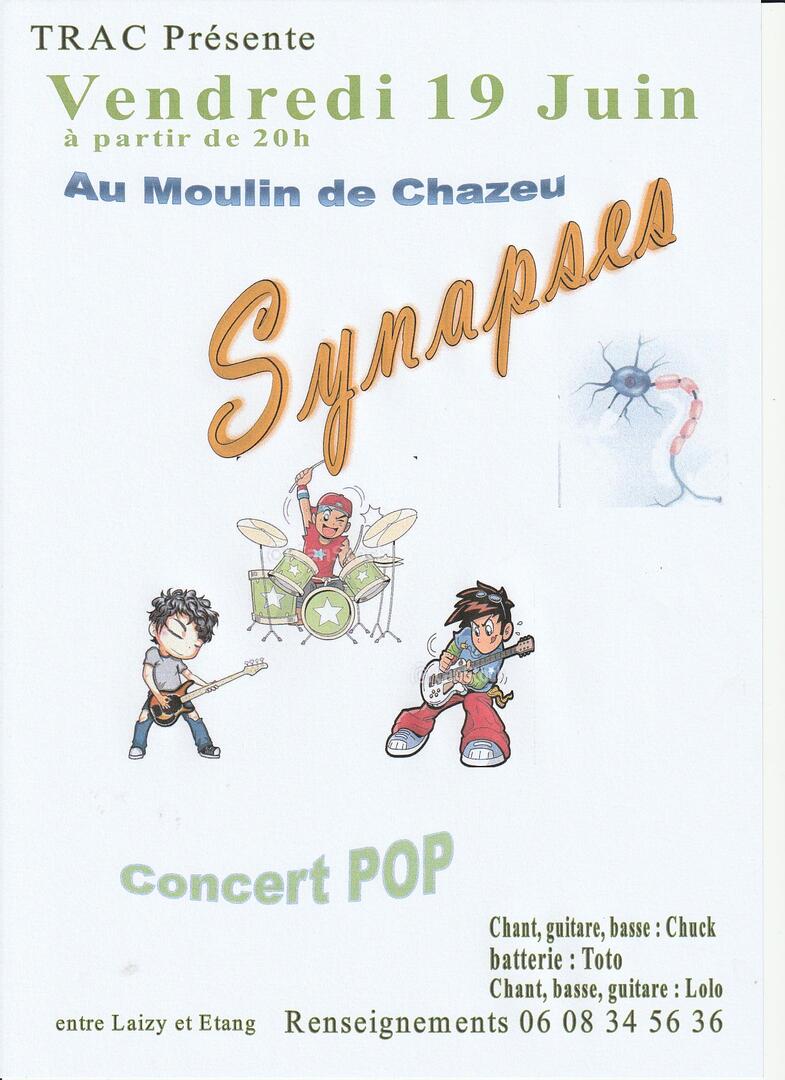 Concert synapses juin 2026