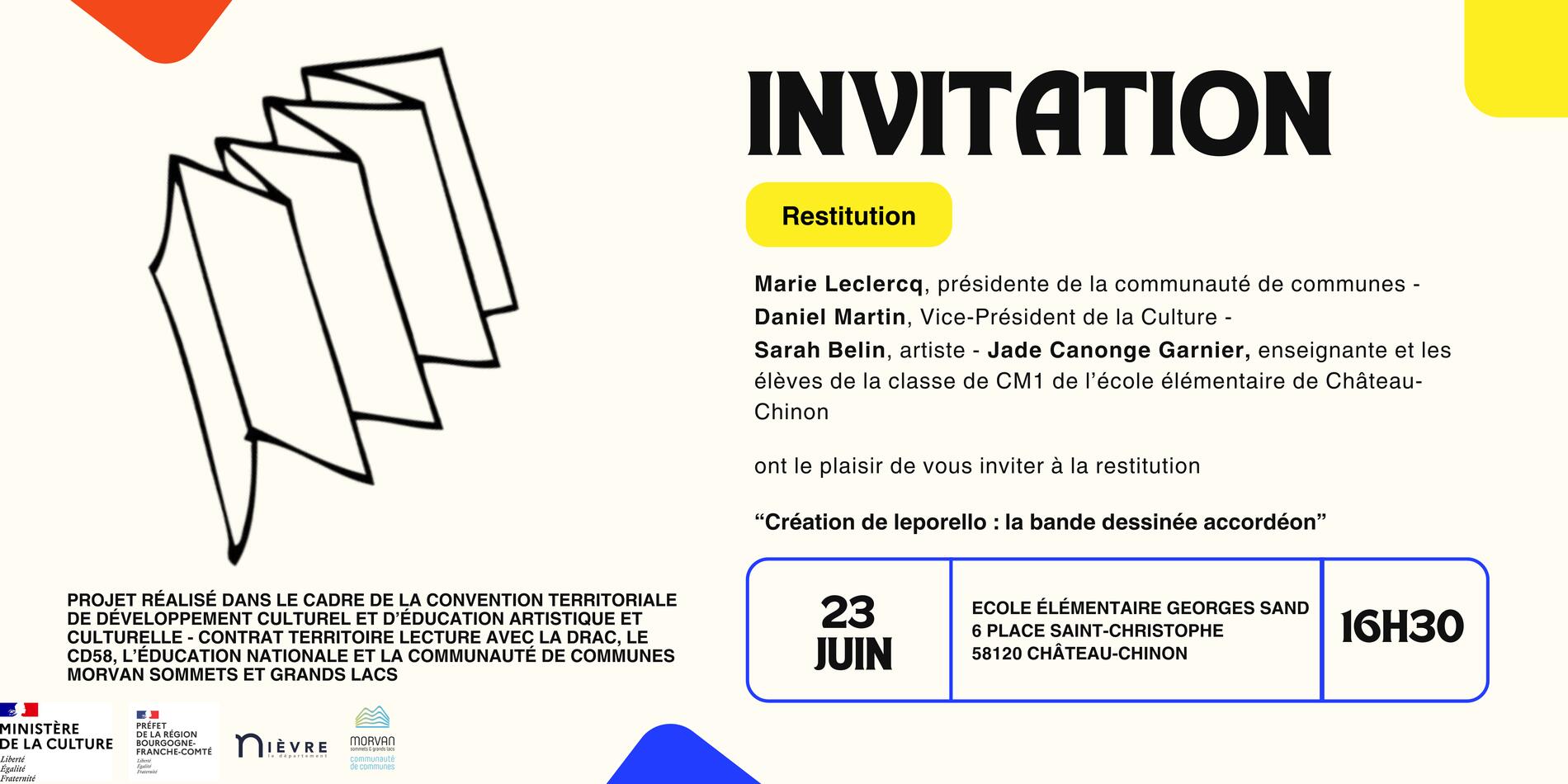 Carton invitation - Sarah Belin - 1