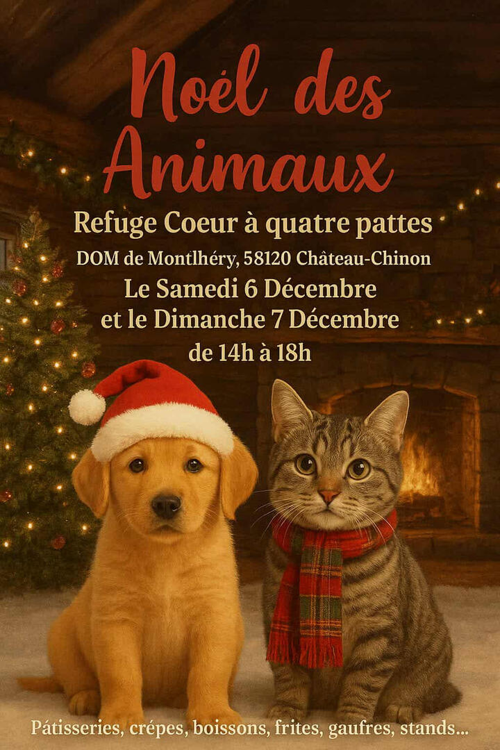 Château-Chinon-Campagne - Noël des animaux cœur à 4 pattes-1763636236