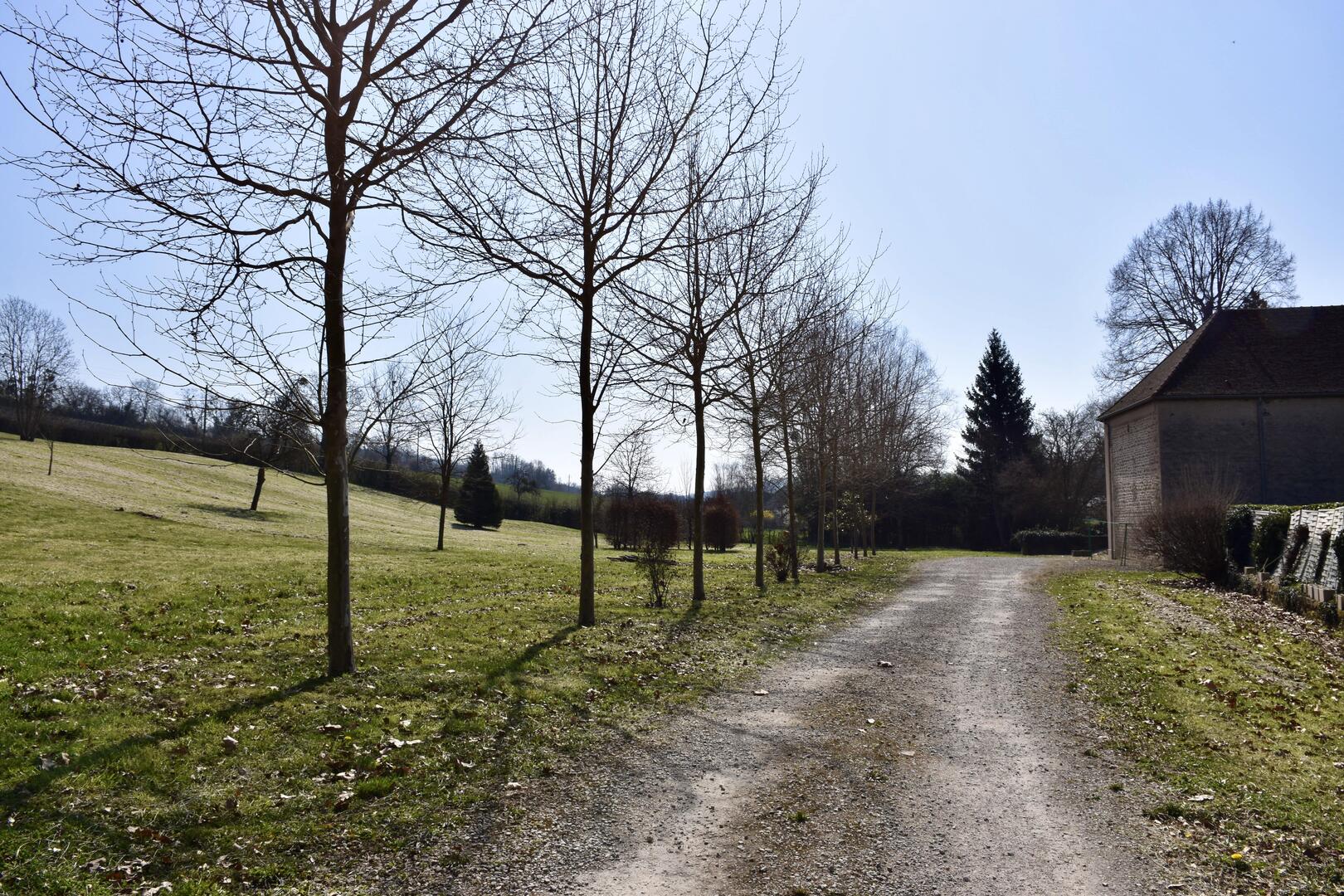Chemin d'accès au gîte-min