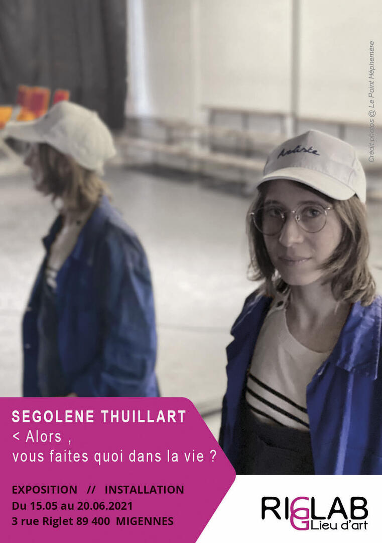 Flyer - Exposition Segolene Thuillart- recto