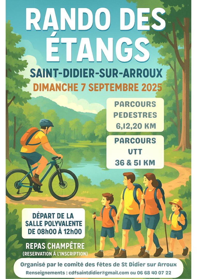 Randonnée des Etangs St Didier Sur Arroux