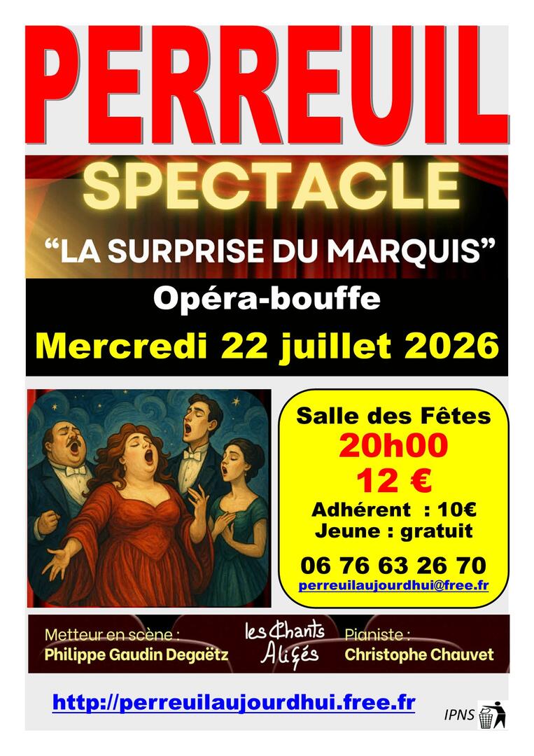 Perreuil Spectacle "La surprise du Marquis"
