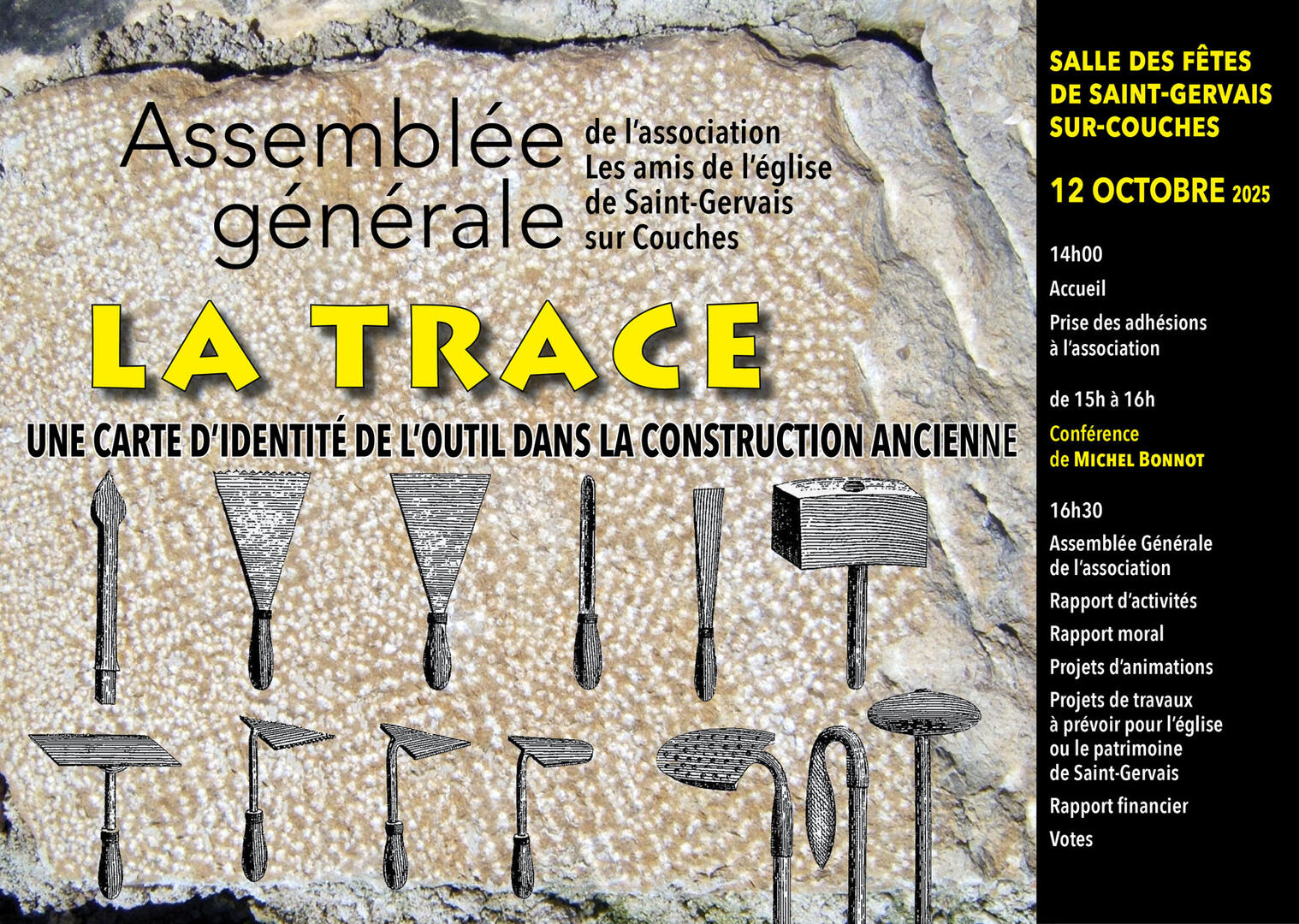 La trace, une carte d'identité de l'outil dans la construction ancienne
