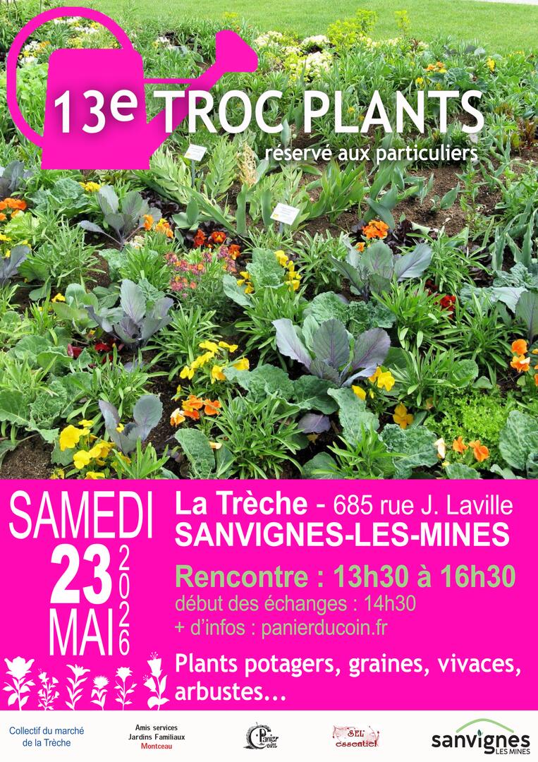 Affiche du Troc PLants 2026