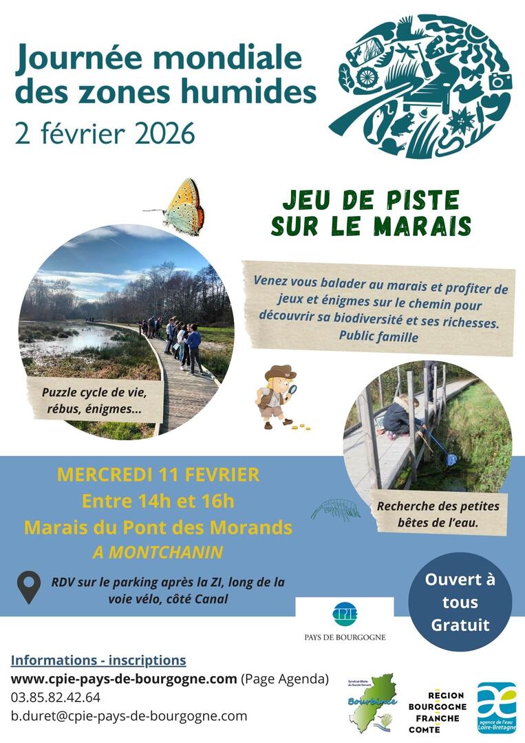 Jeu de piste sur la marais