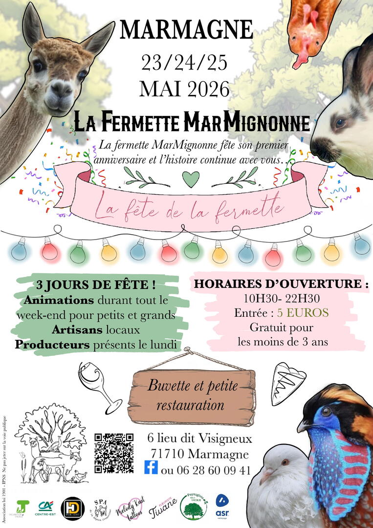 Anniversaire Fermette marmignonne