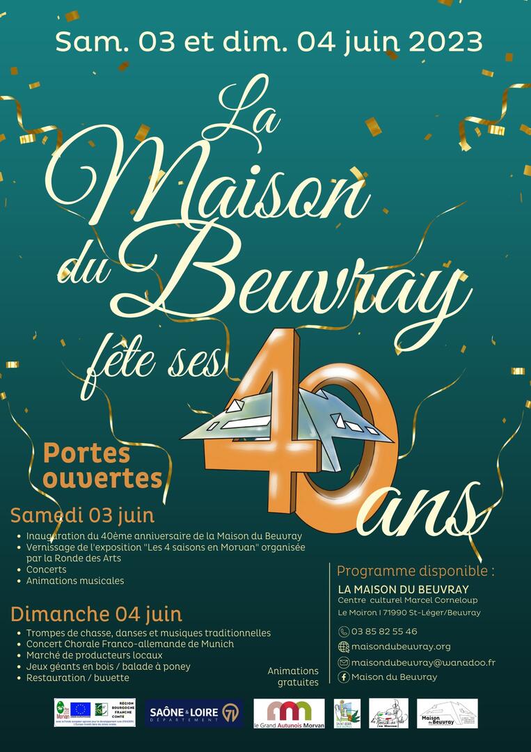 Affiche 40 ANS MAISON DU BEUVRAY(4)