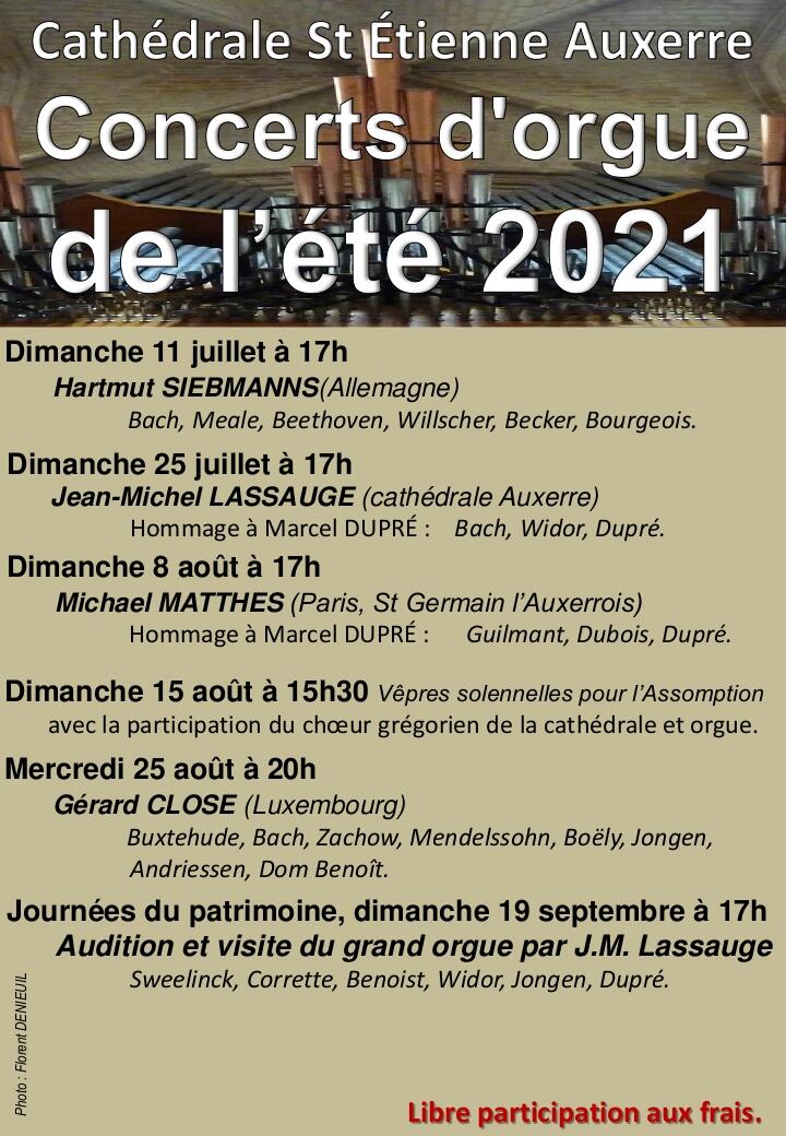 CONCERT D'ÉTÉ D'ORGUE