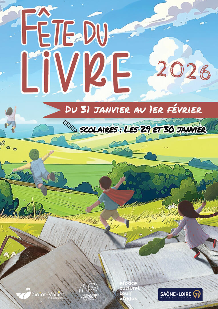 Affiche Fête du livre 2026