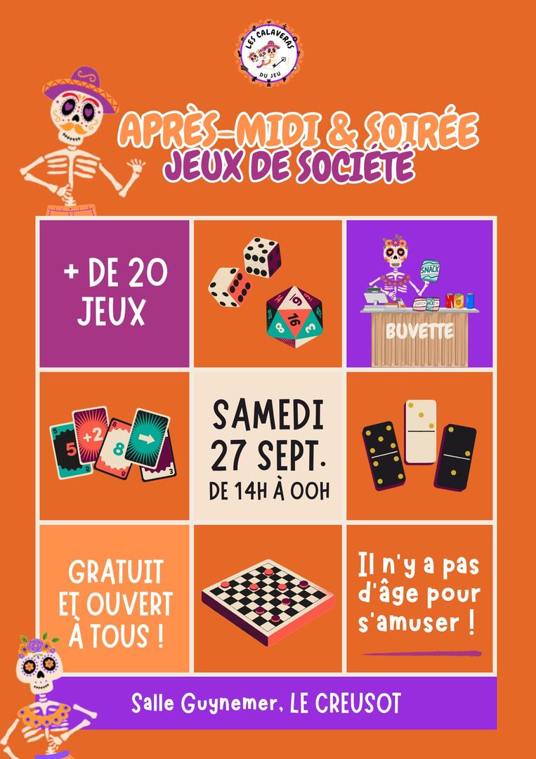 Affiche évènement jeux