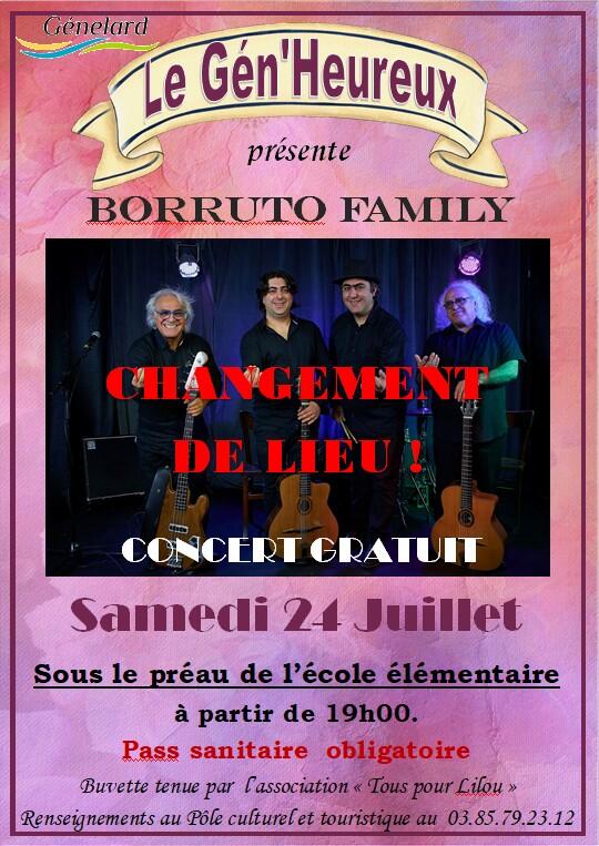Affiche Borruto Family, Génelard