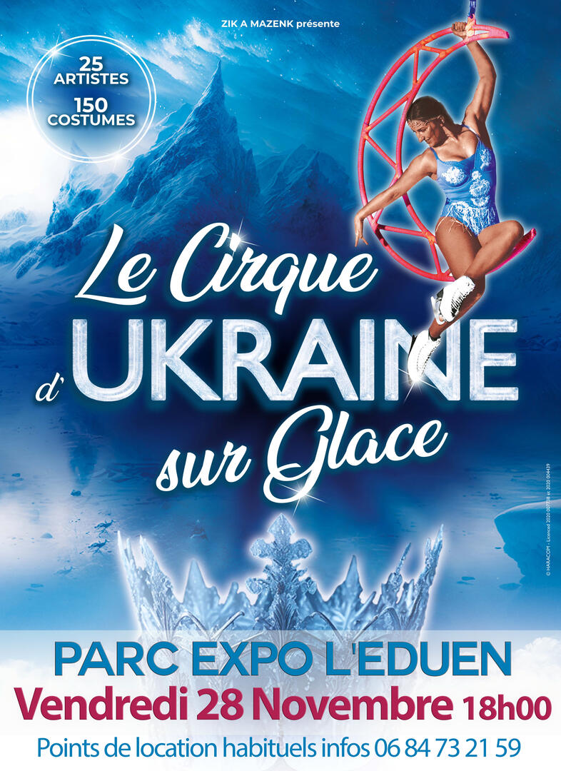 Affiche Cirque Ukraine sur Glace Autun