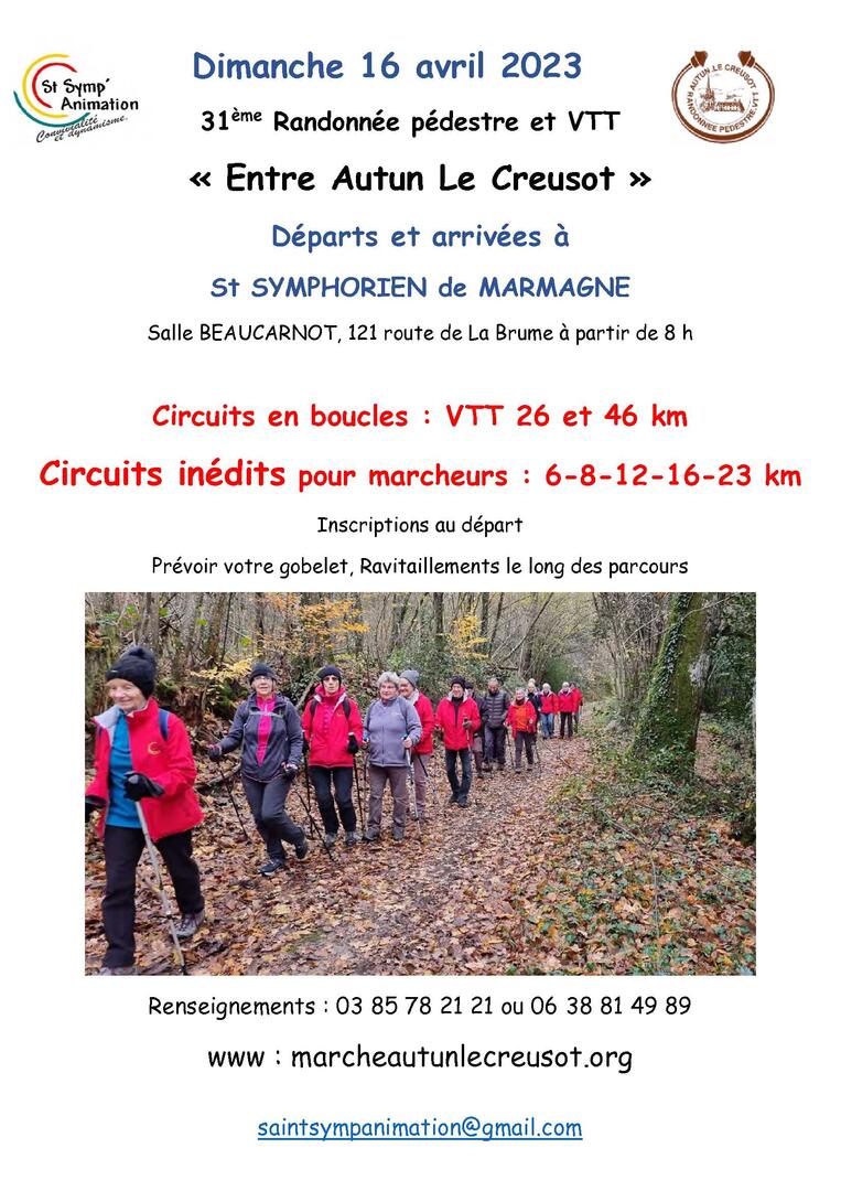 Affiche Randonnée du 16 avril