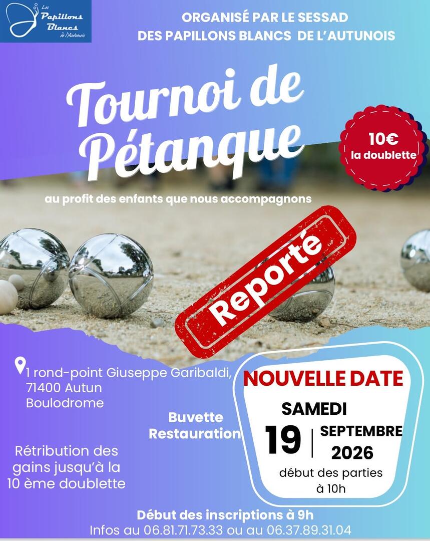 Affiche Pétanque