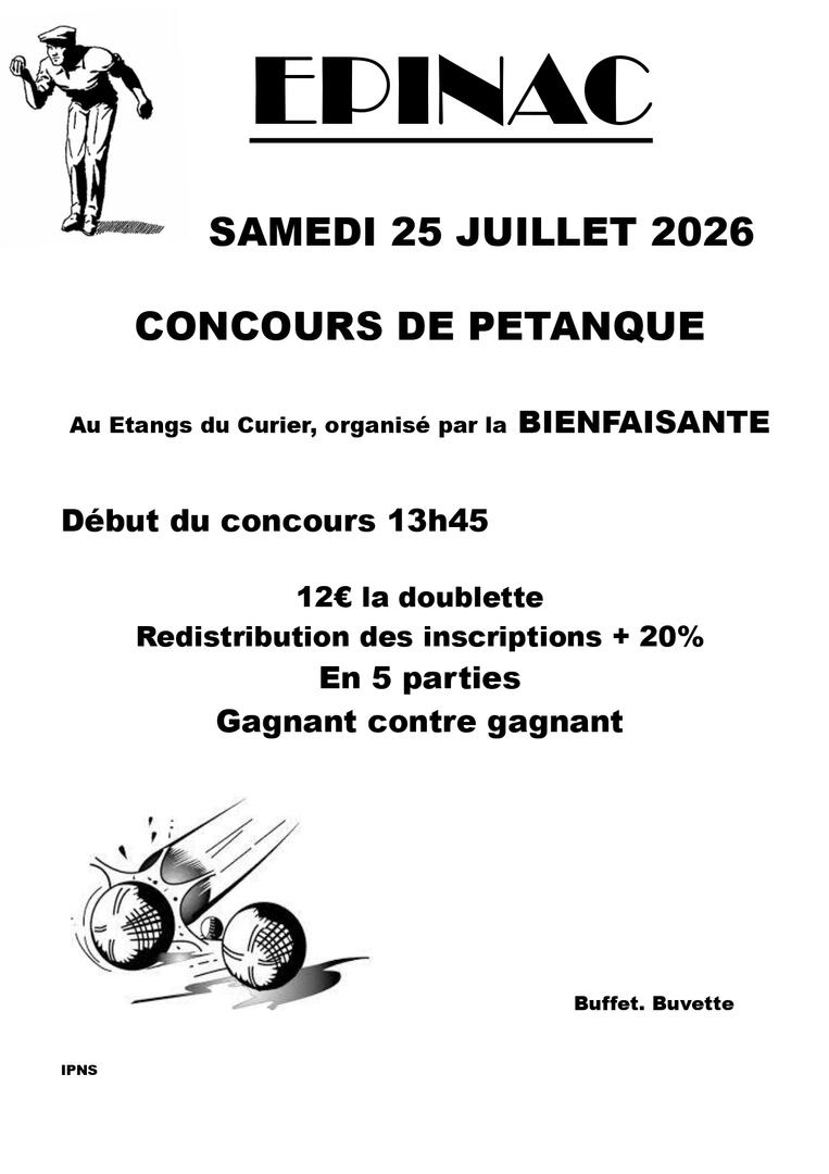 Concours de Pétanque