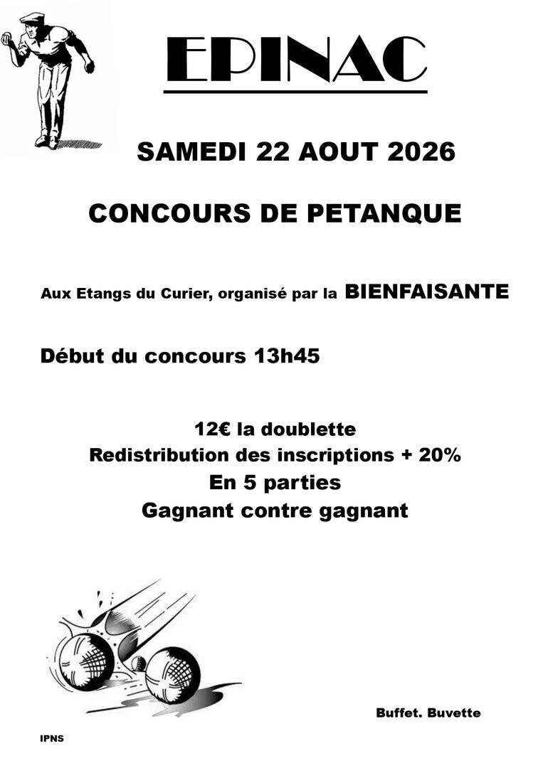 Concours de Pétanque
