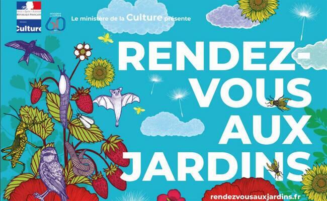 Affiche Rendez-vous aux jardins 2023