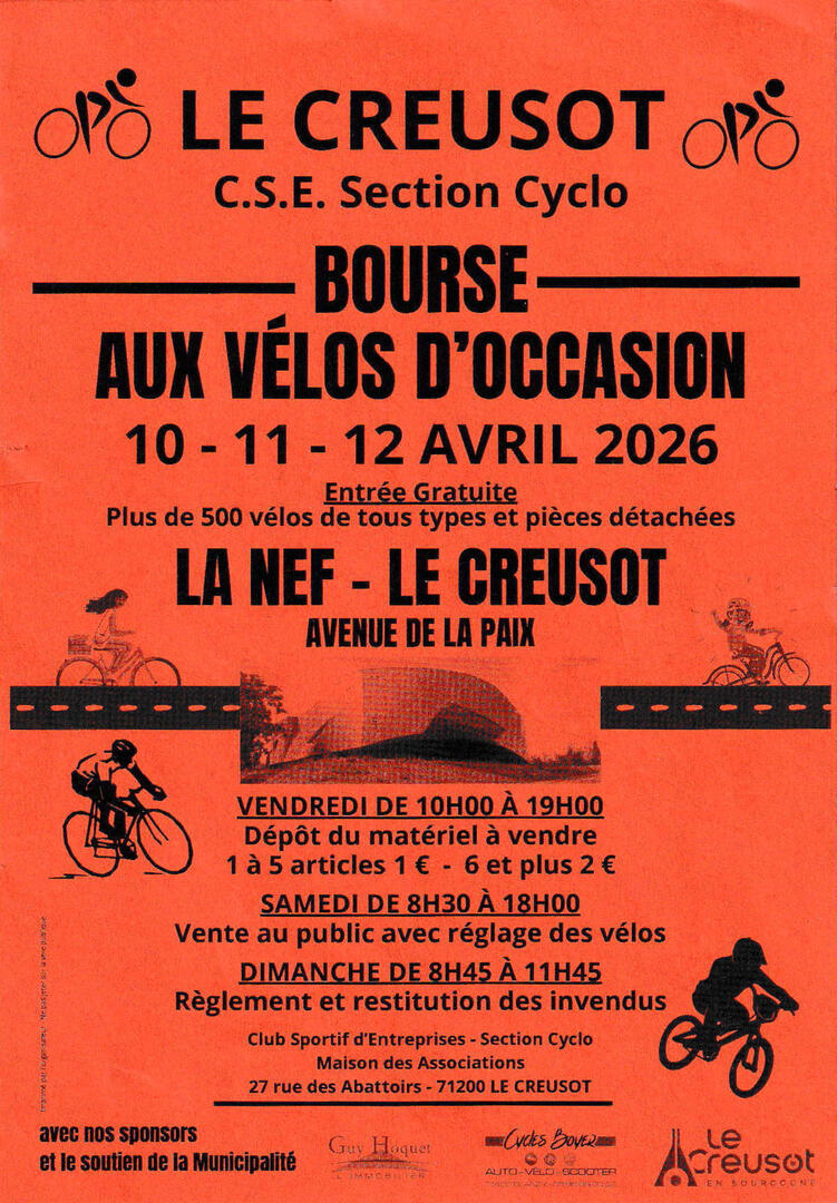 Affiche bourse aux vélos 2026
