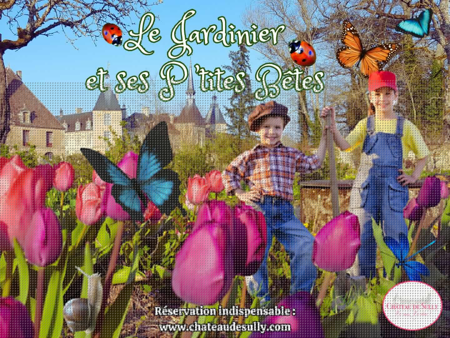 Affiche le Jardinier et ses p'tites bêtes