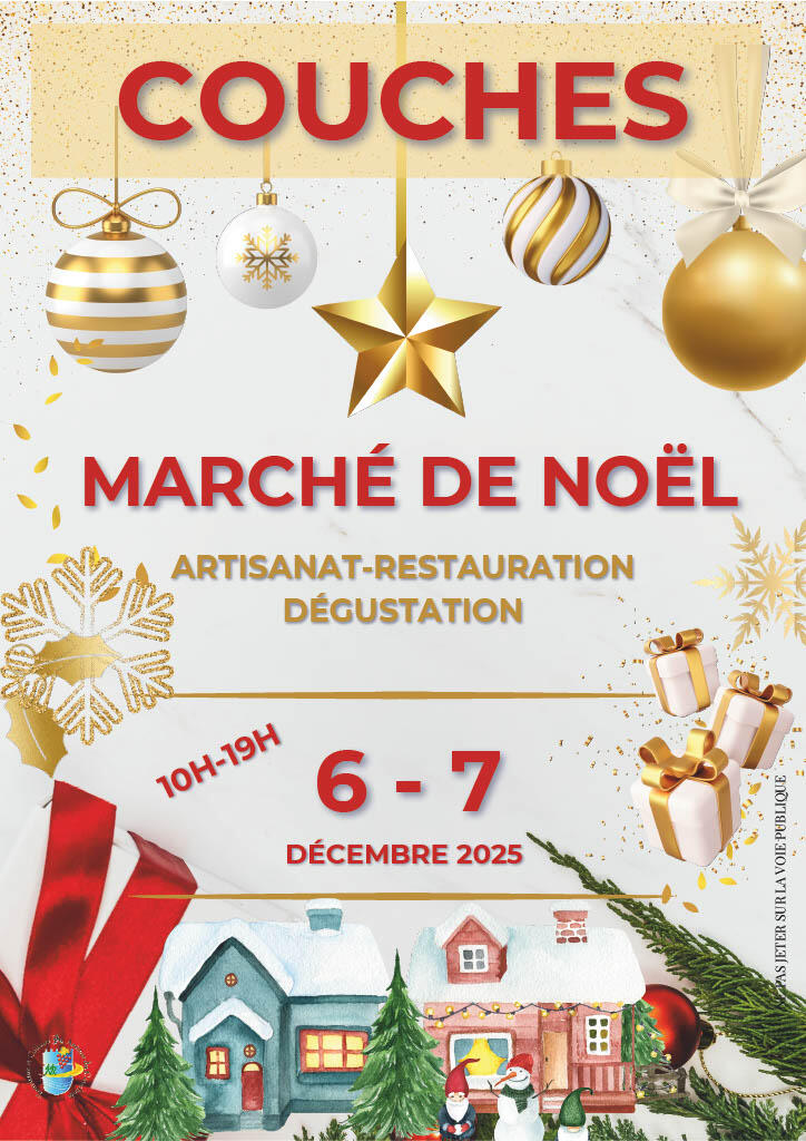 Affiche Marché de Noël