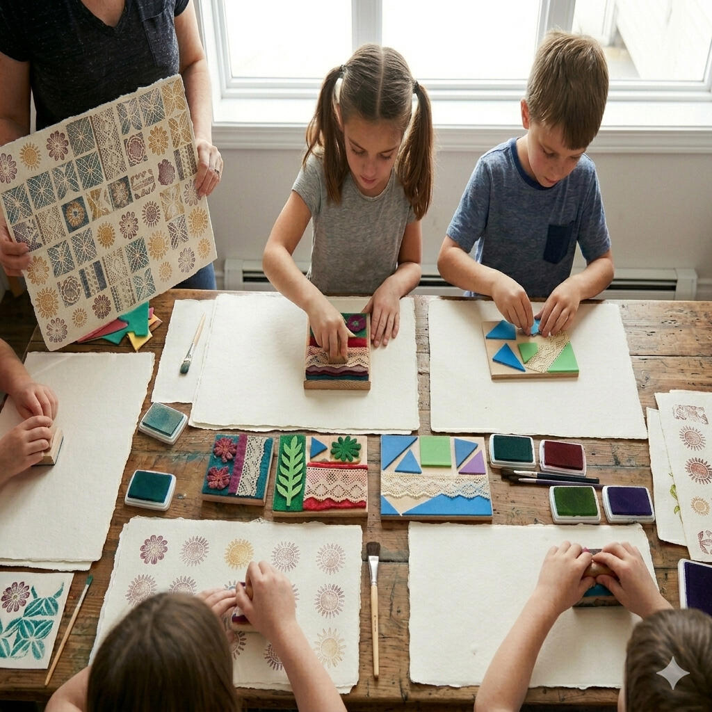Atelier "Crée ton papier peint"