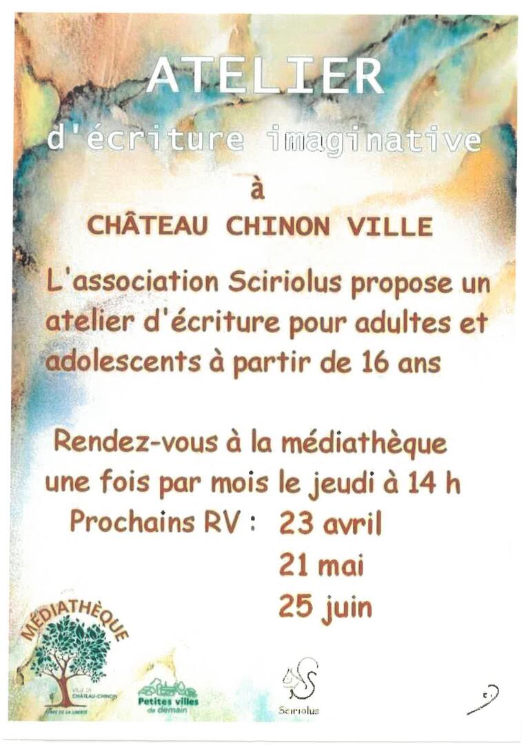 Atelier d'écriture imaginative