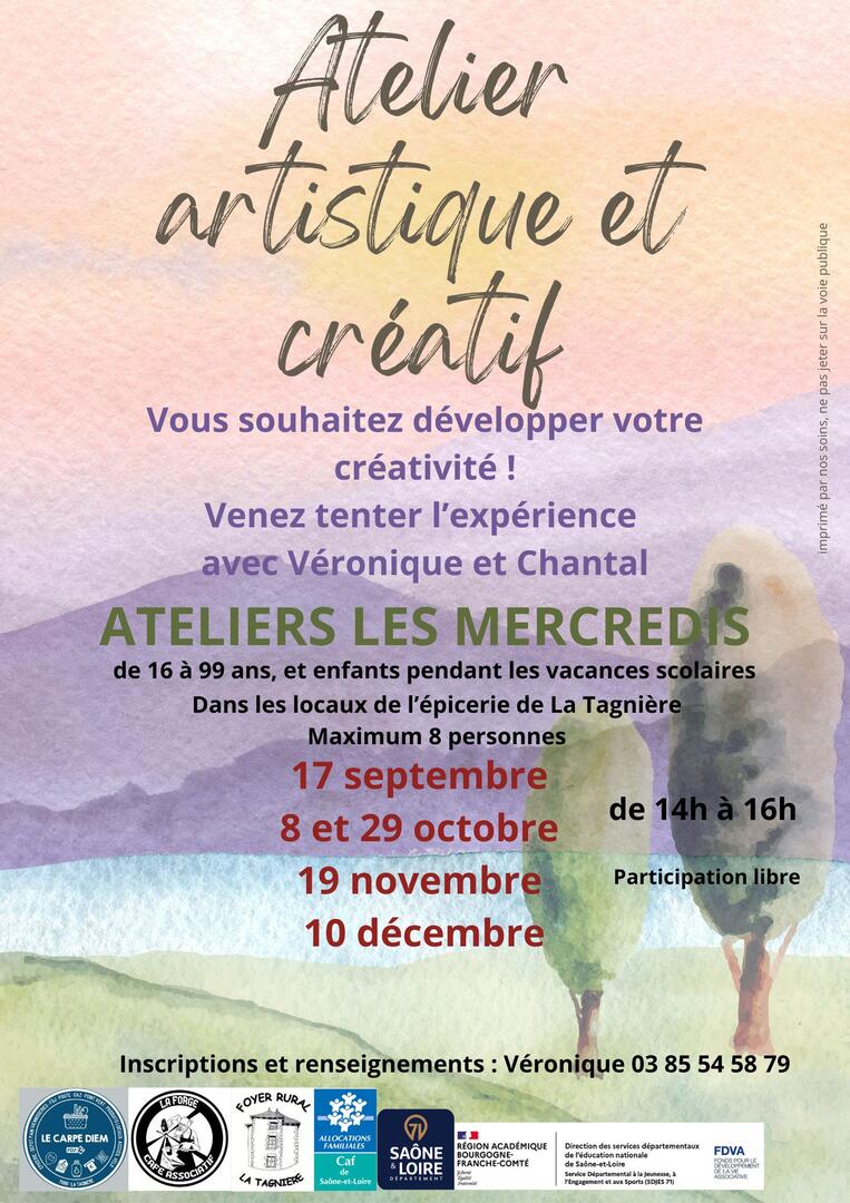 Atelier mercredi fin 2025