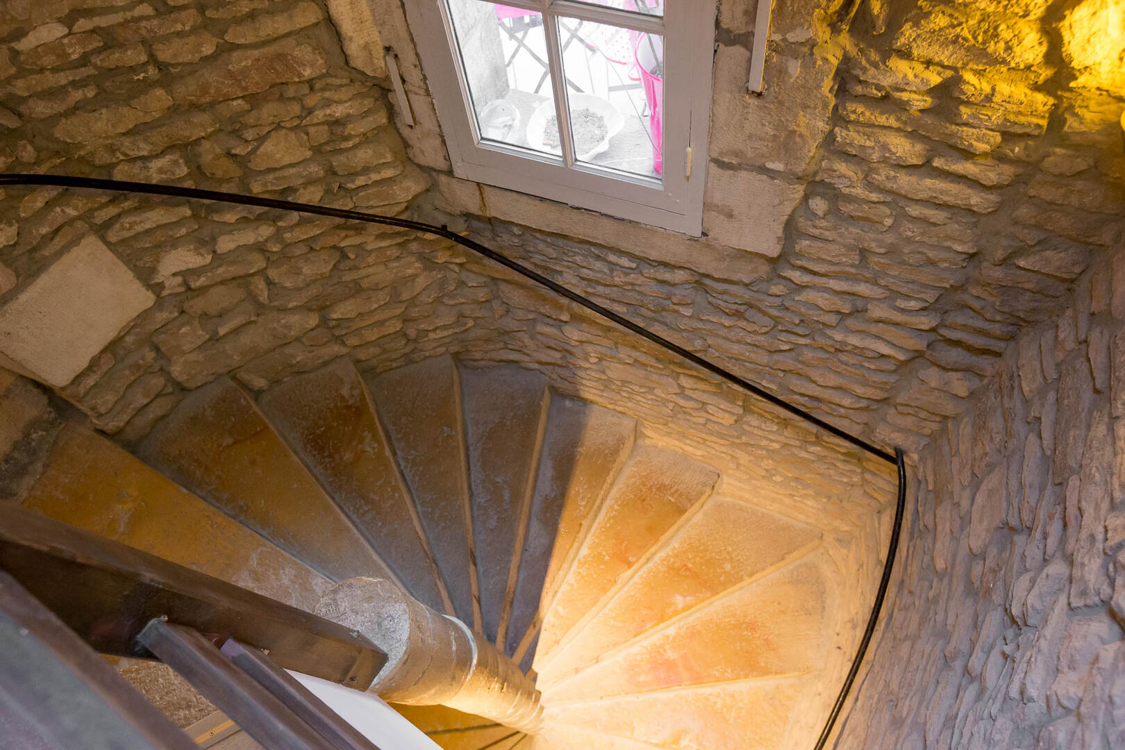 Escalier de pierre