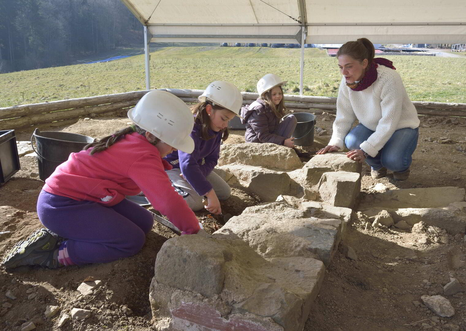Un atelier ludique réservé aux enfants.