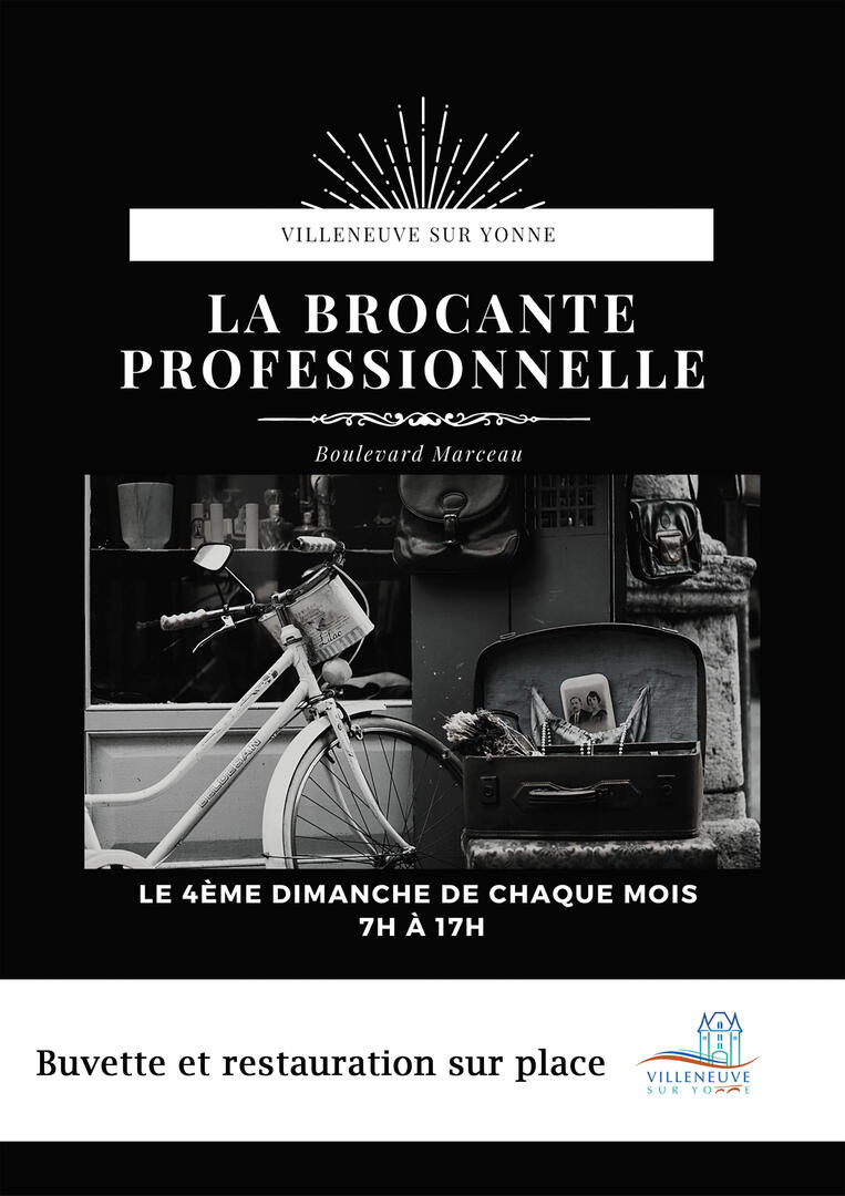 Brocante professionnelle