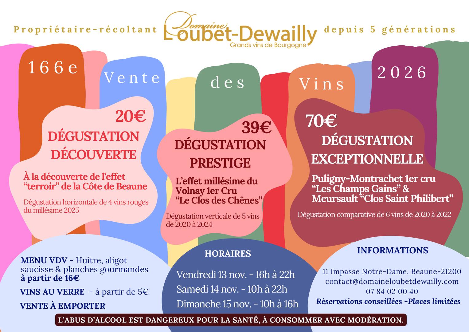 Dégustations spéciales VDV 2026
