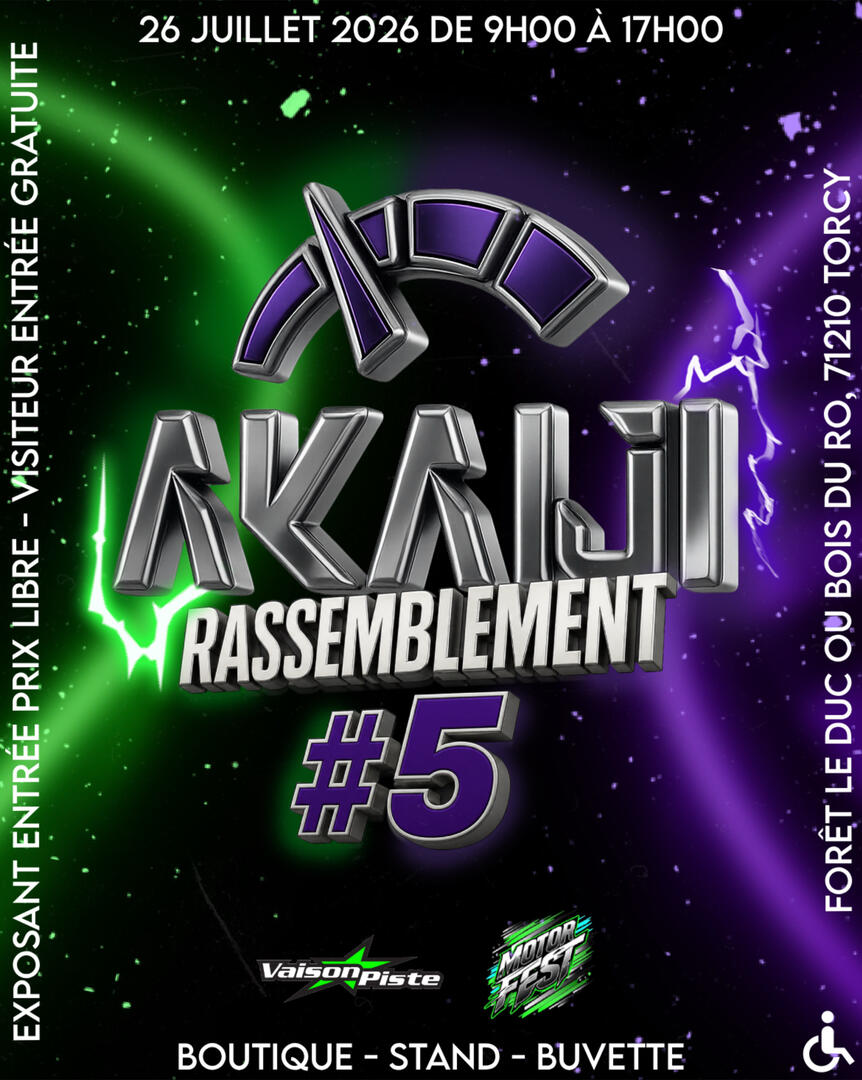 Affiche rassemblement Akaiji Crew #5