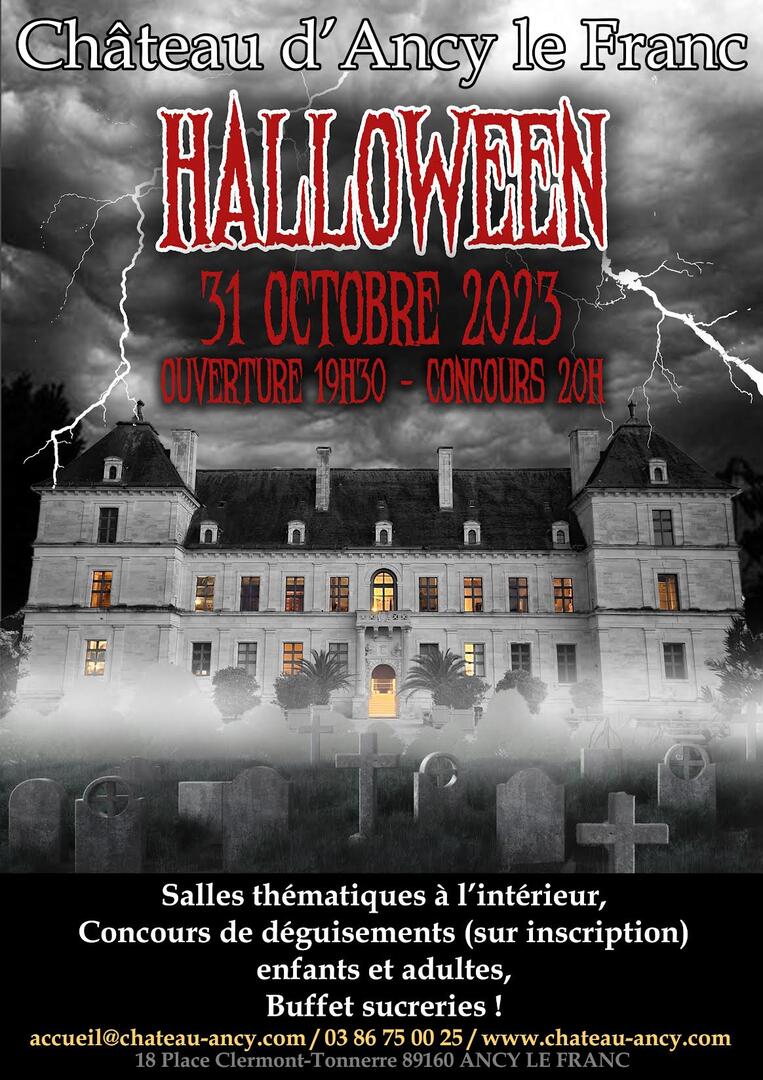 Halloween Château Ancy 31 oct