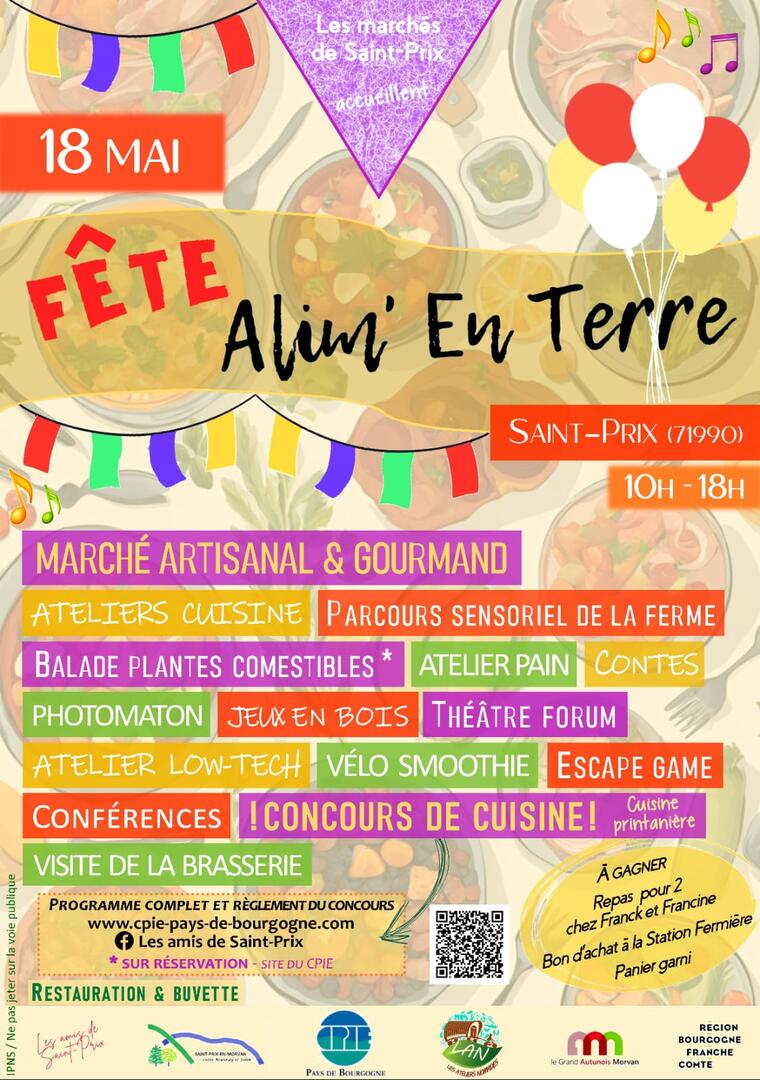 Affiche Fête Alim'en Terre