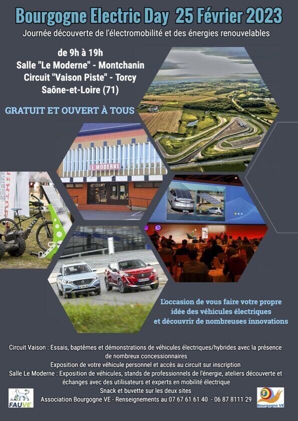 Afiiche Bourgogne Electric Day