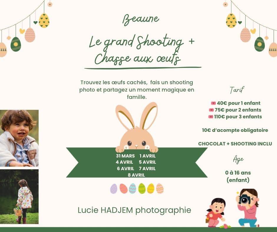 CHASSE AUX ŒUFS ET SHOOTING PHOTO