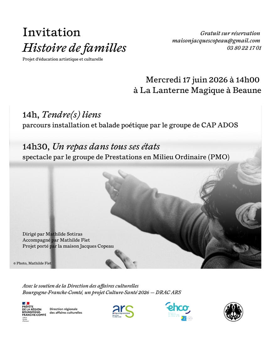 Invitation - Histoire de famille(s)