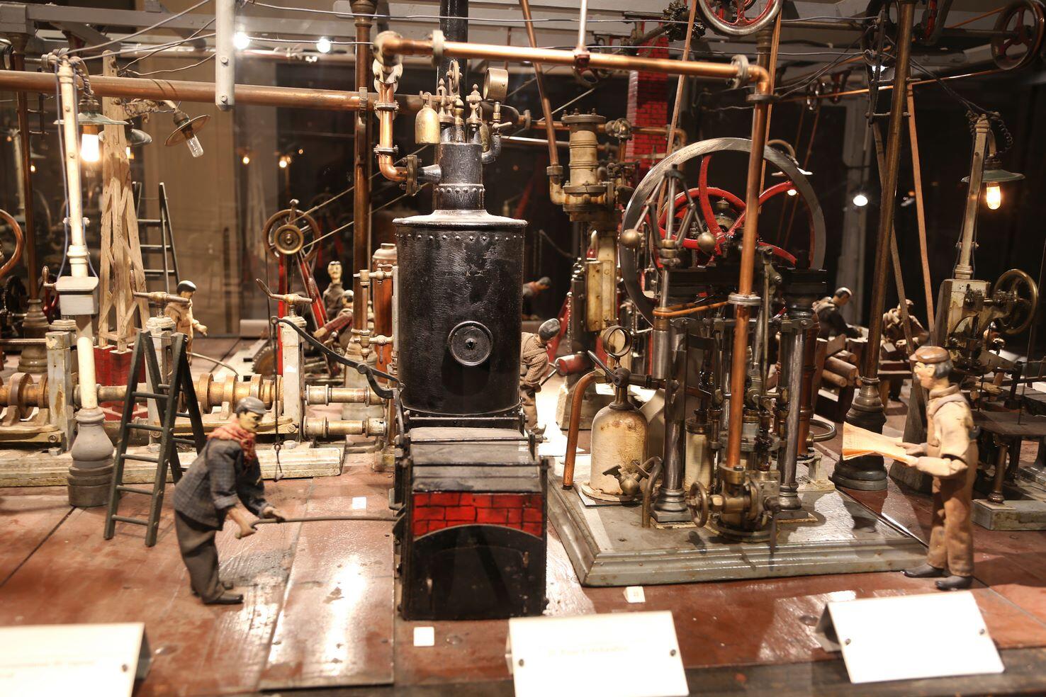 L'usine miniature, détail.
