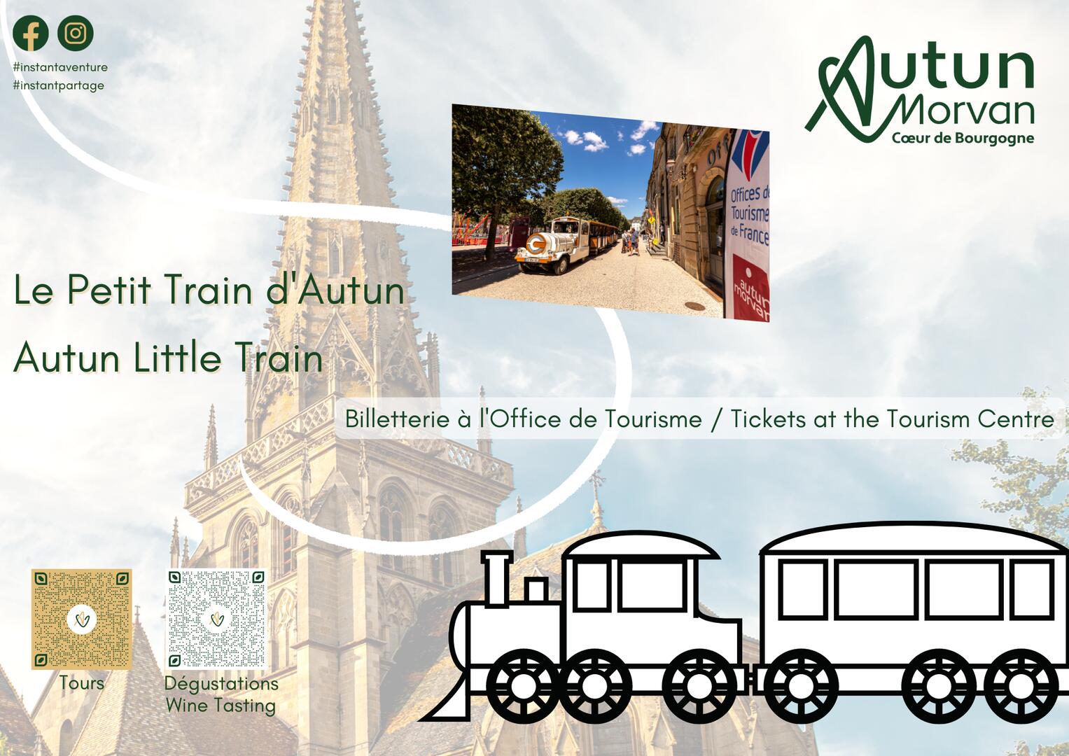 Le Petit Train d'Autun- visite des monuments historiques en train touristique