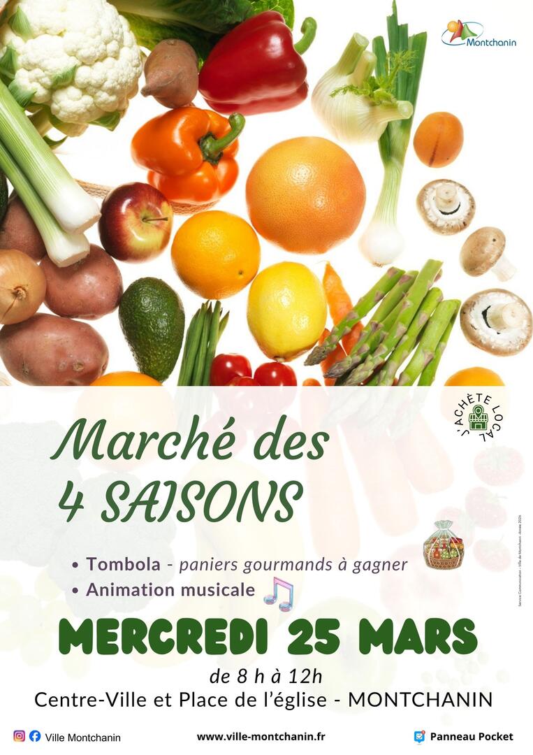 Marché de 4 saisons mars 2026 - 1