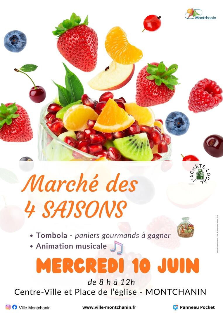 Marché des 4 saisons 10 juin 2026