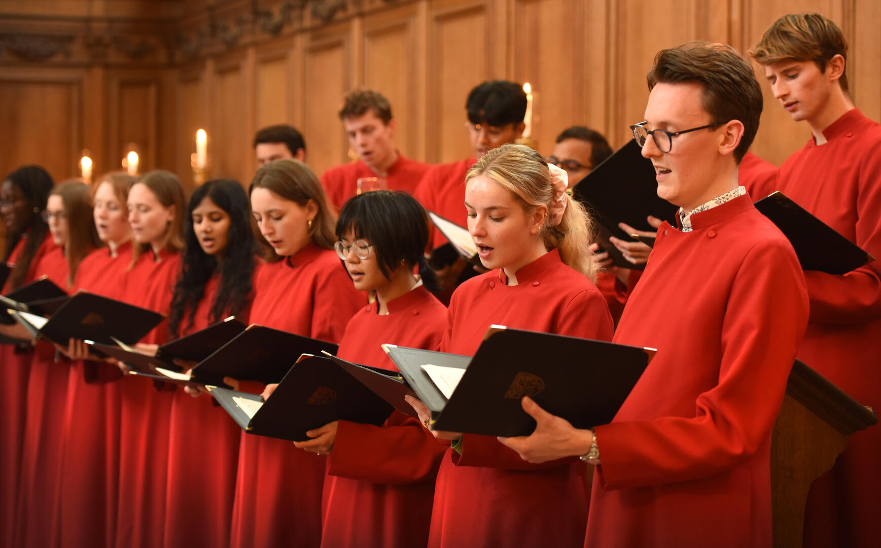 chorale de la chapelle d'Emmanuel College, Cambridge (UK), direction Graham Walker