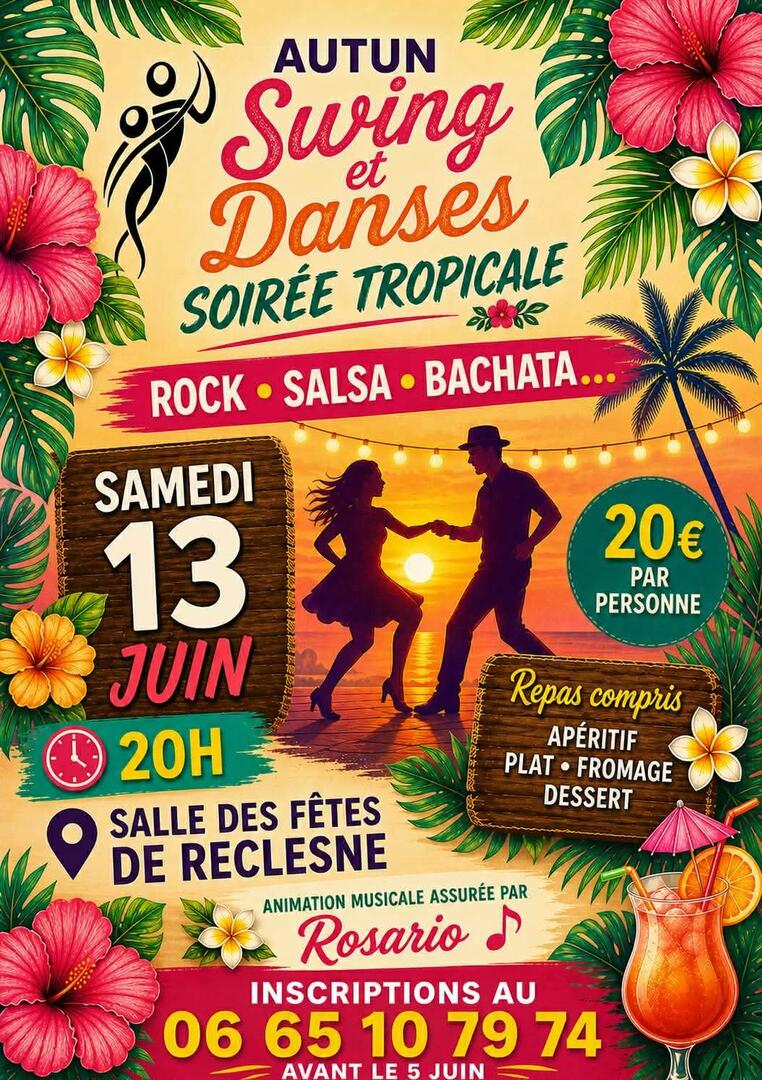 Soirée tropicale, samedi 13 juin