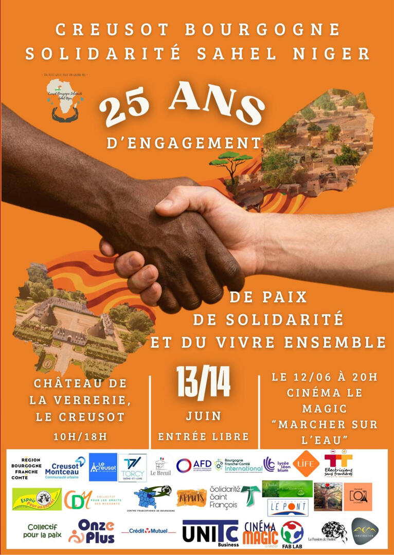 Creusot Bourgogne Solidarité Sahel Niger "25 ANS"