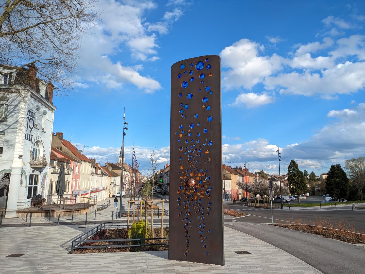 Sculpture Voyageurs, Michel Granger