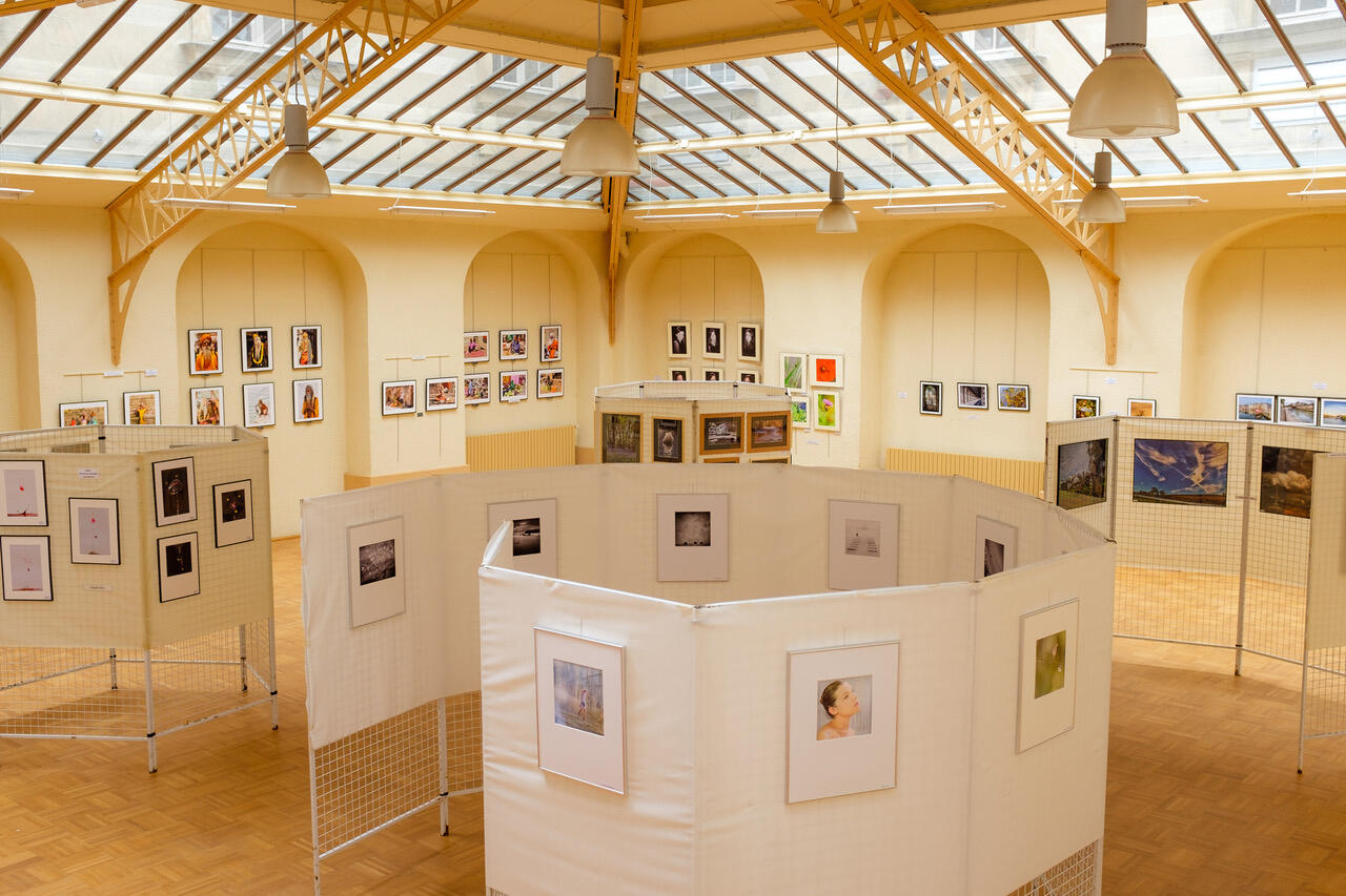 La salle d'exposition