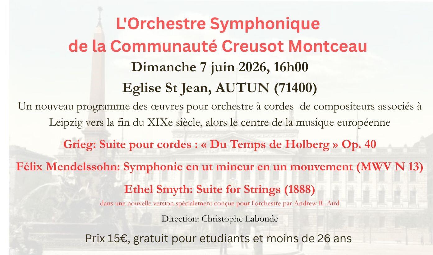 Flyer du concert 7 juin