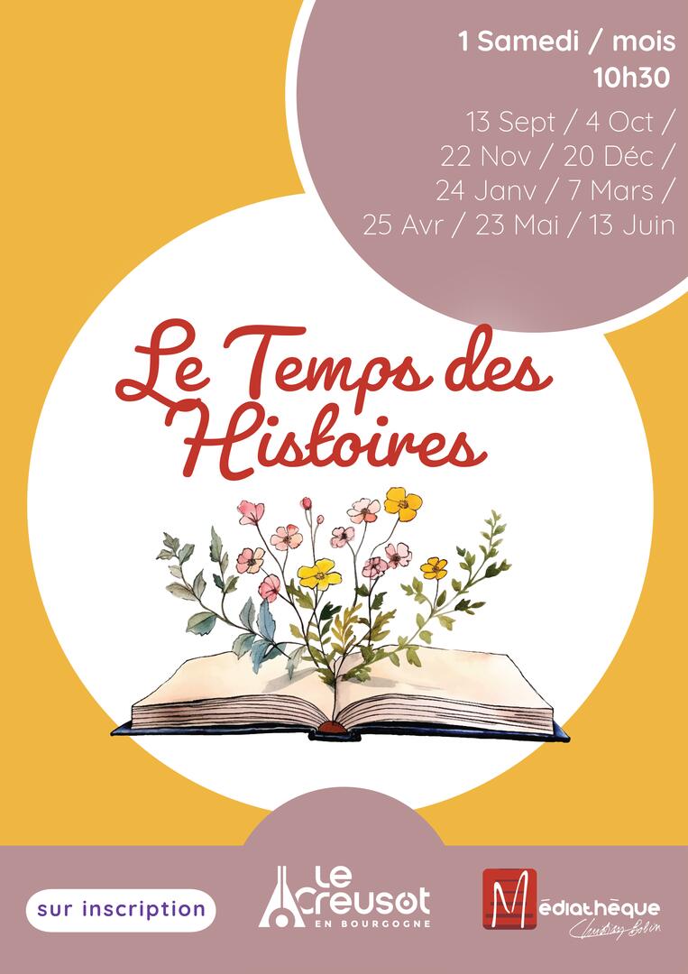 Le temps des histoires - affiche