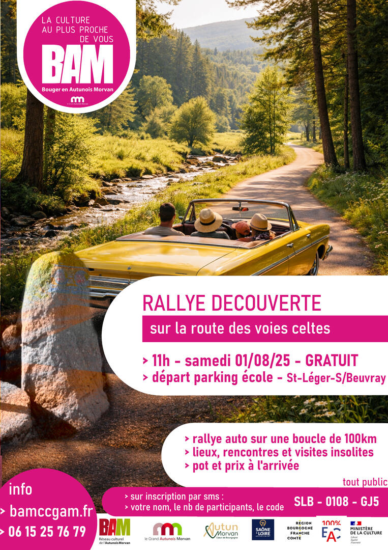 Rallye découverte, sur la route des voies celtes